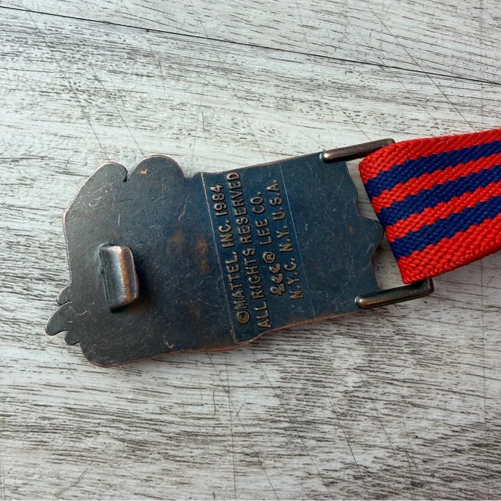 Hot Wheels Car Racing Kids Vintage Belt Buckle Mattel Collector Toy Die-Cast